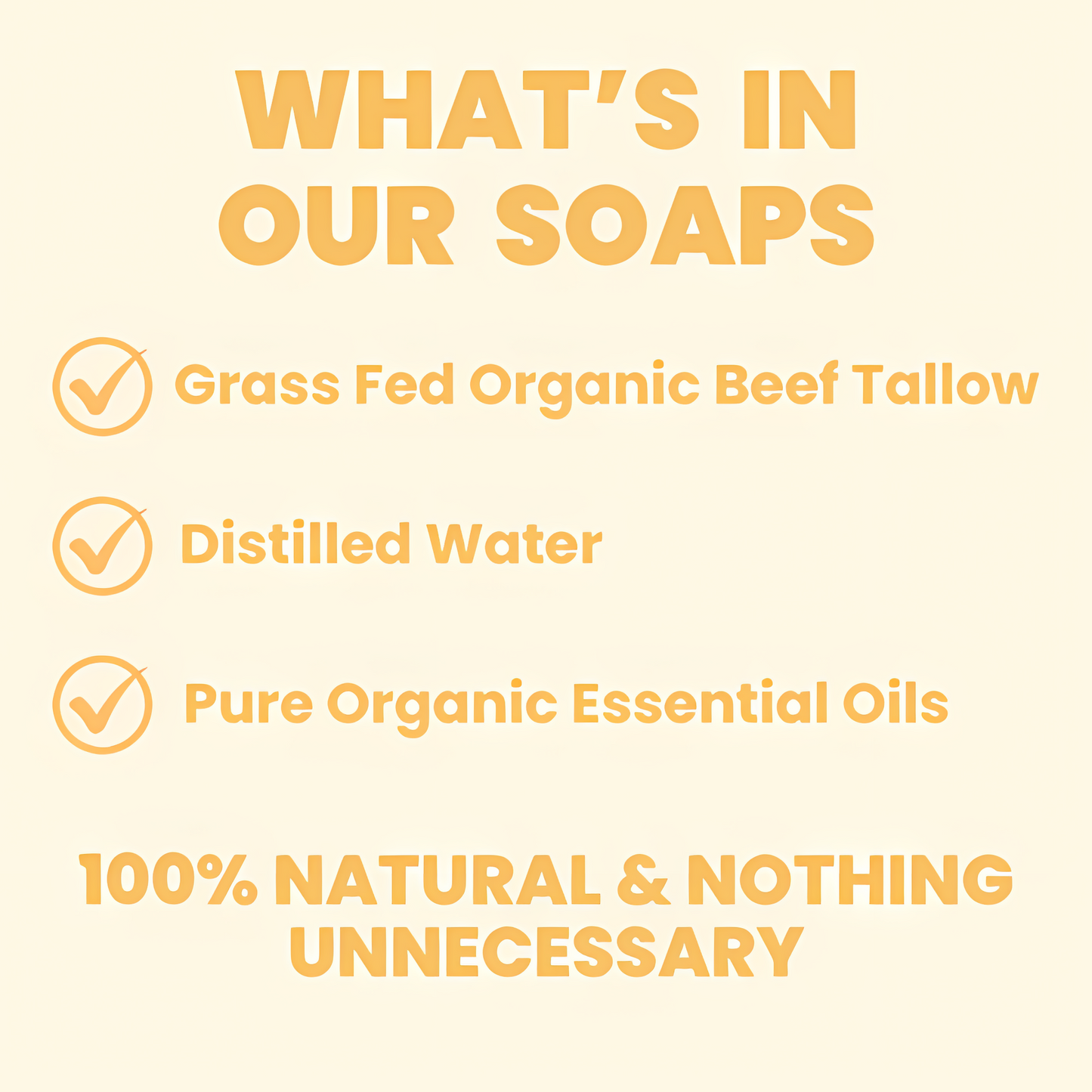 Organic Tallow Bar Soap