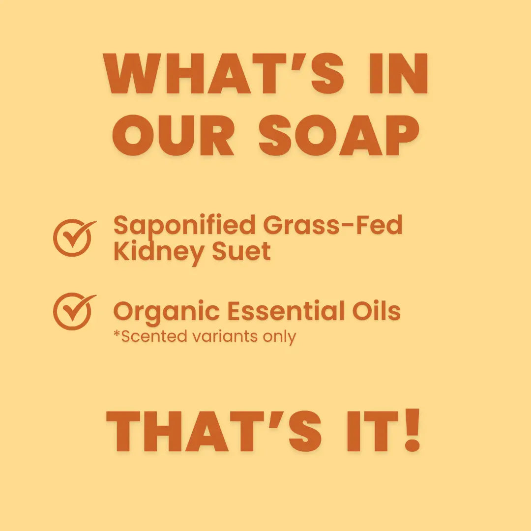 Suet Tallow Soap Bar